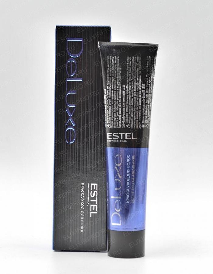ESTEL DeLUXE Краска-Уход 10/17 Светлый блондин пепельно-коричневый 60мл