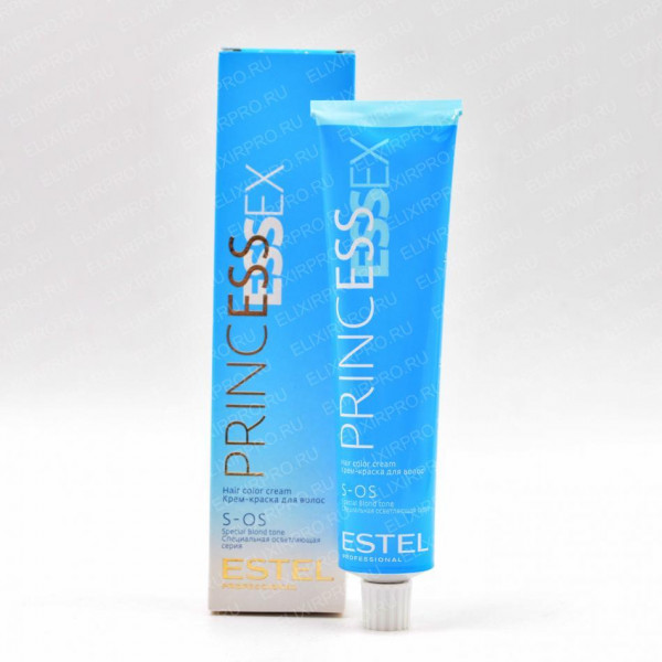 ESTEL PRINCESS ESSEX S-OS Осветляющая краска д/волос 117 Супер блонд скандинавский 60мл