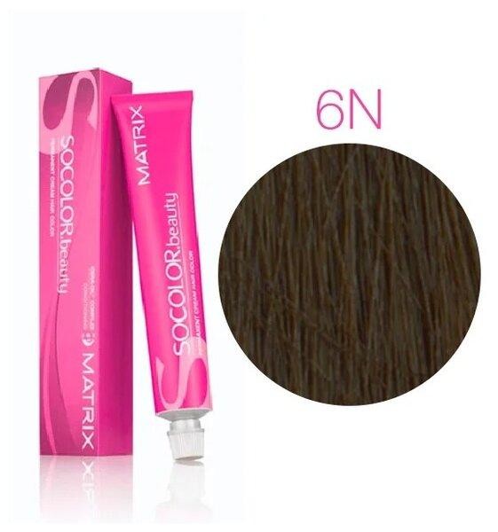 MATRIX SoColor Beauty Крем-краска для волос СБ т.6N темный блондин 90мл