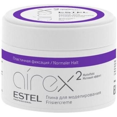 ESTEL PROF AIREX Глина для моделирования волос с матовым эффектом 65мл Пластичная фиксация