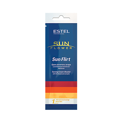 ESTEL PROF SUNFLOWER Крем-усилитель загара в солярии Sun Flirt 15мл с ухаживающим комплексом